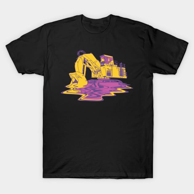 Hot Excavator T-Shirt by damnoverload